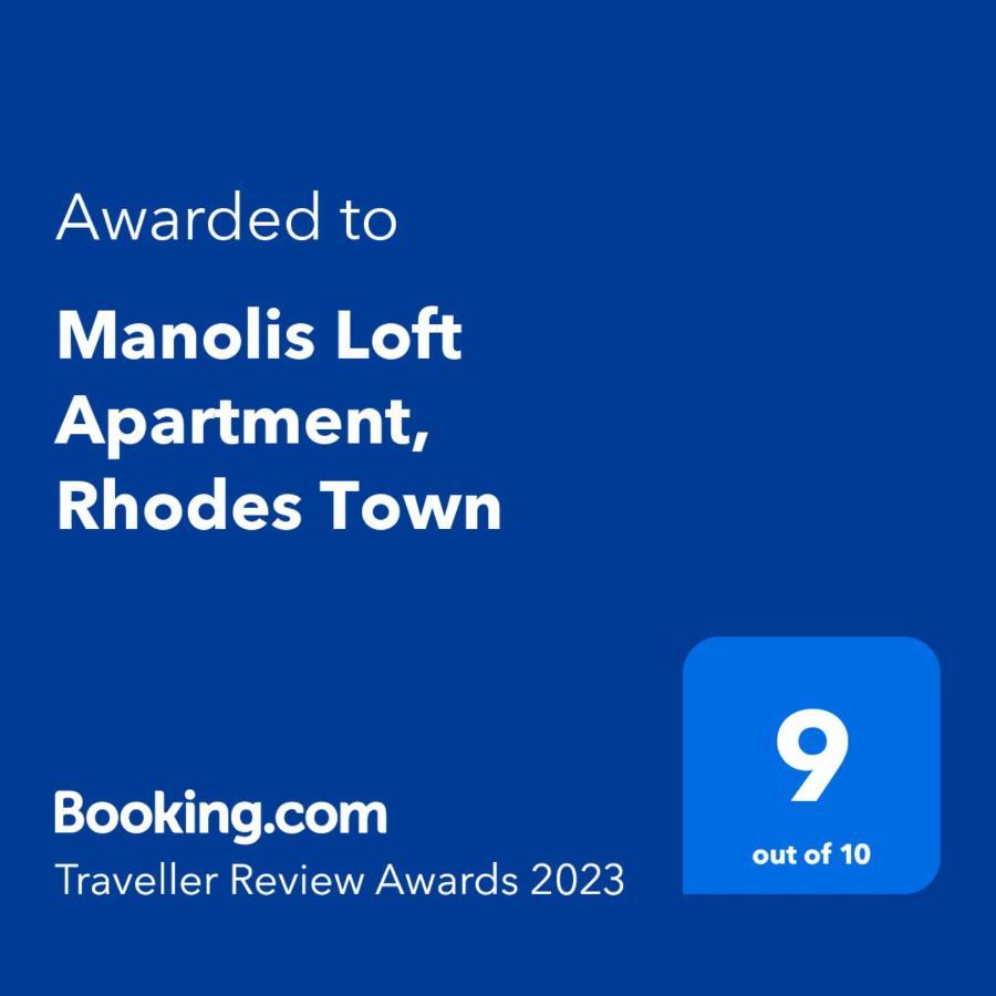 Manolis Loft Apartment, Rhodes Town Rhodes City Luaran gambar